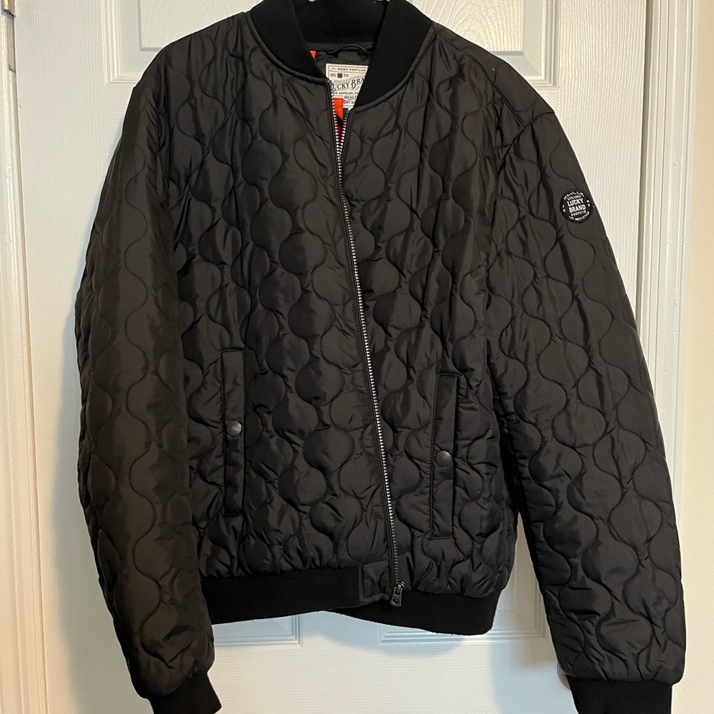 Lucky brand quilted bomber